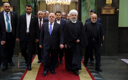Irak Başbakanı Haydar el Abadi, İran Cumhurbaşkanı Hasan Ruhani ile görüştü