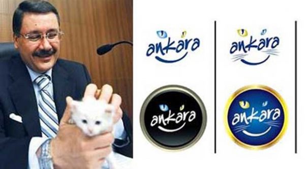 Melih Gökçek, kedili logo, Ankara logo