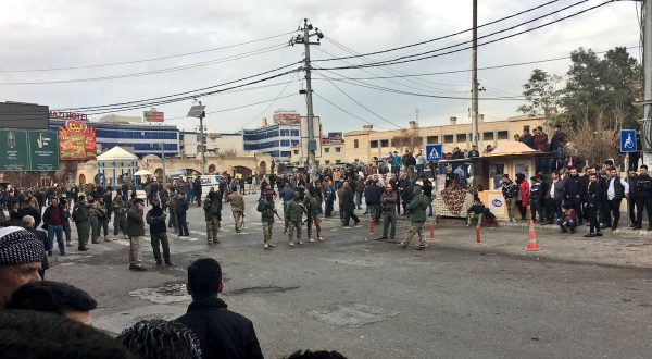 Kuzey Irak'ta protesto gösterileri düzenlendi. 
