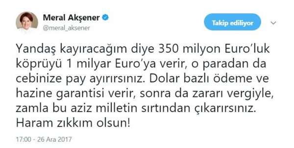 meral akşener, köprüyap-işlet-devret