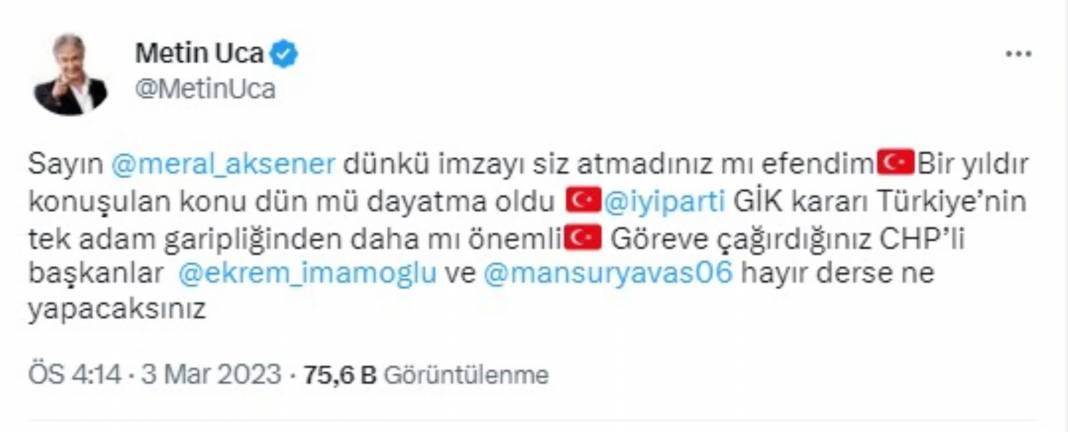 Ünlülerden Meral Akşener'e tepki yağıyor 5