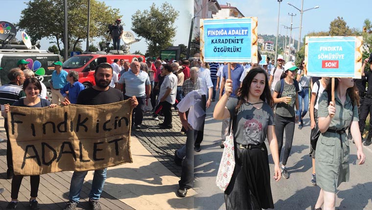 CHP'nin fındık yürüyüşü ikinci gününde
