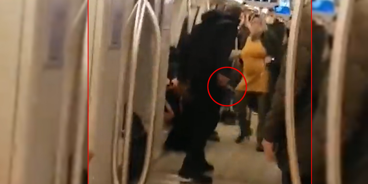 Metro'da kadınlara kasap bıçaklı saldırı