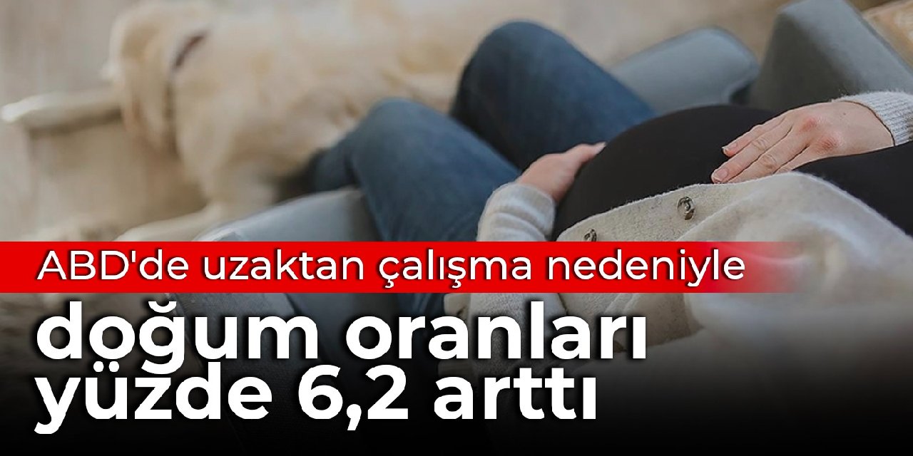 ABD'de uzaktan çalışma nedeniyle doğum oranları yüzde 6,2 arttı