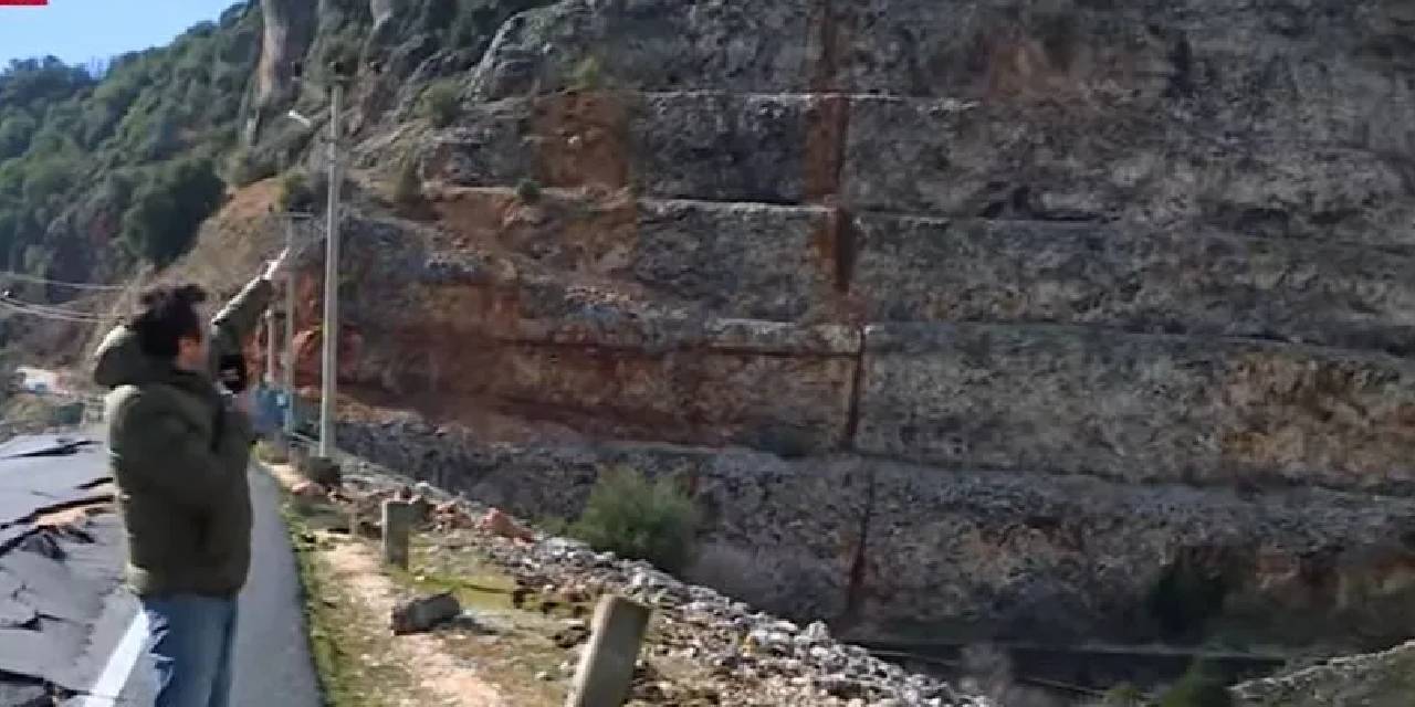 'Kırılan fay hattının tam da üzerindeyiz'... Böyle görüntülendi