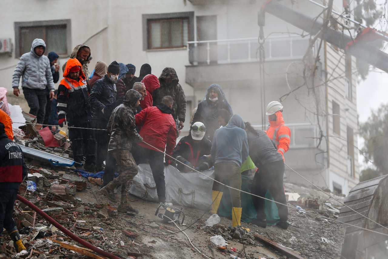 Pazarcık'ta arama kurtarma çalışmaları tamamlandı