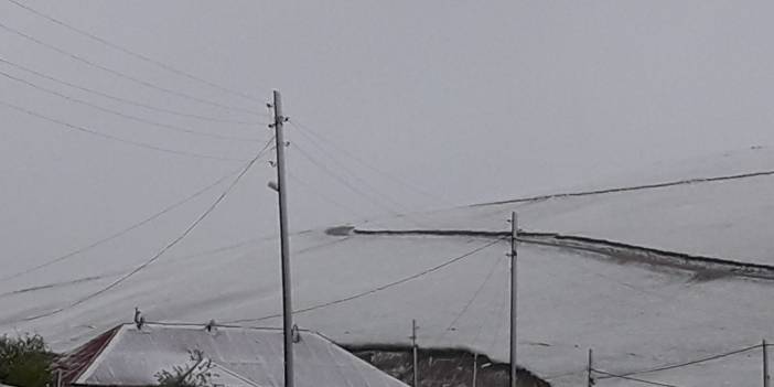 Karadeniz'de haziranda kar sürprizi