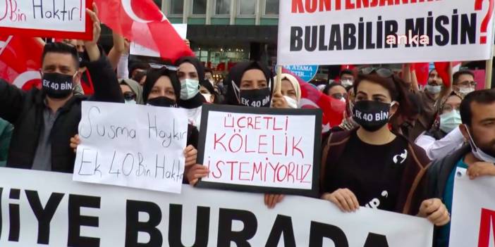 Atanamayan binlerce öğretmen Ankara'da buluştu: Ata bizi Erdoğan