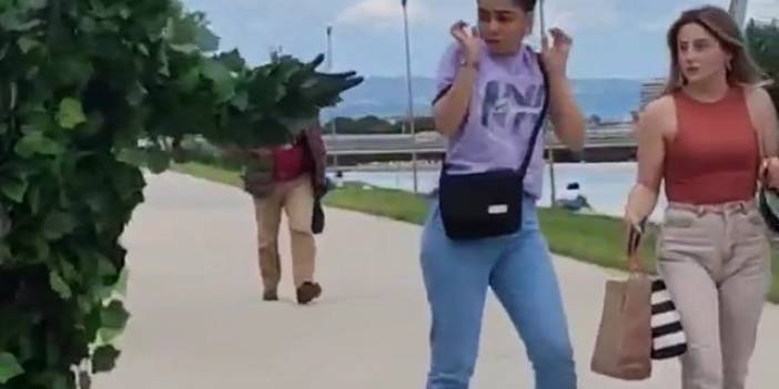 Ağaçtan adam hem güldürdü, hem korkuttu