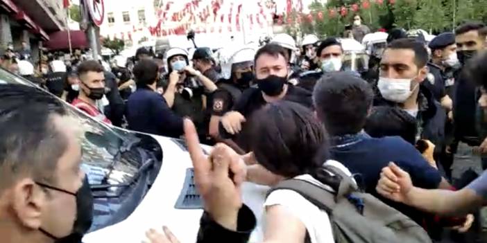 HDP'lilere polis müdahalesi