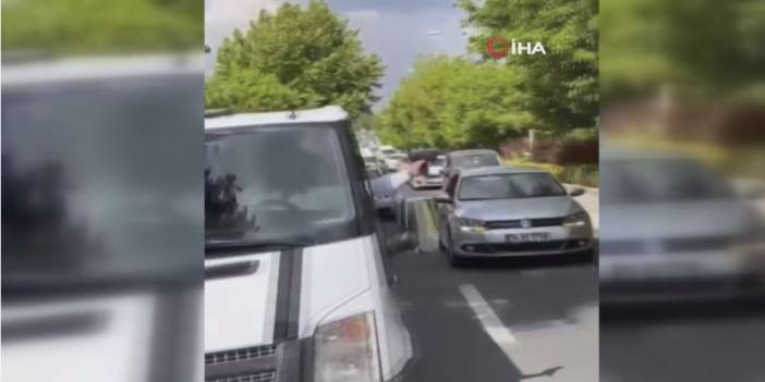 Şehir magandası araç kullanırken rastgele ateş etti! İşte o anlar...