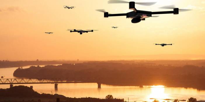 Elektrik trafo merkezinin denetiminde İHA kullanılmaya başlandı