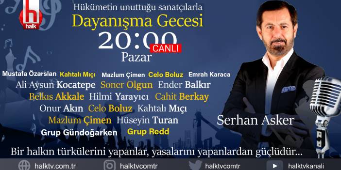 Halk TV, yok sayılan müzisyenlerin yanında