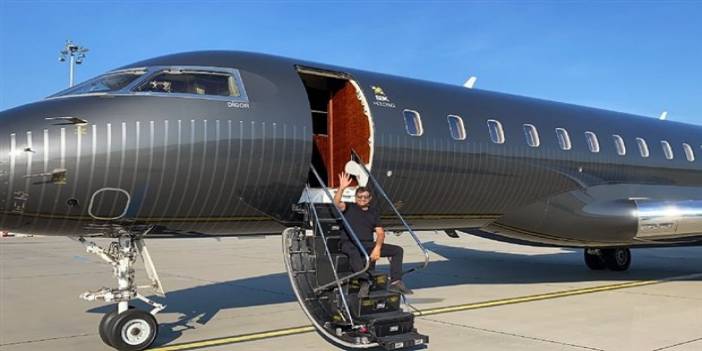 Sezgin Baran Korkmaz'ın uçağının dikkat çeken varış noktası