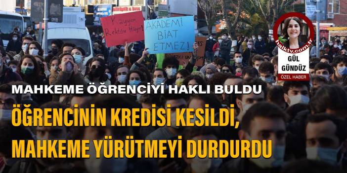 Mahkeme öğrenciyi haklı buldu: Öğrencinin kredisi kesildi, mahkeme yürütmeyi durdurdu