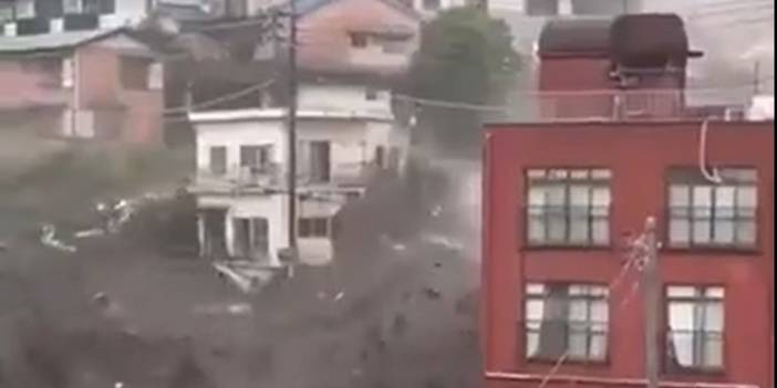 Japonya'da heyelan: 20 kişi kayıp