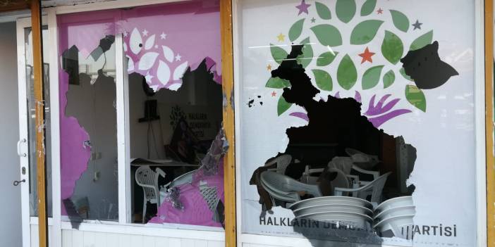 Marmaris'te HDP binasına saldırı: Saldırgan gözaltına alındı