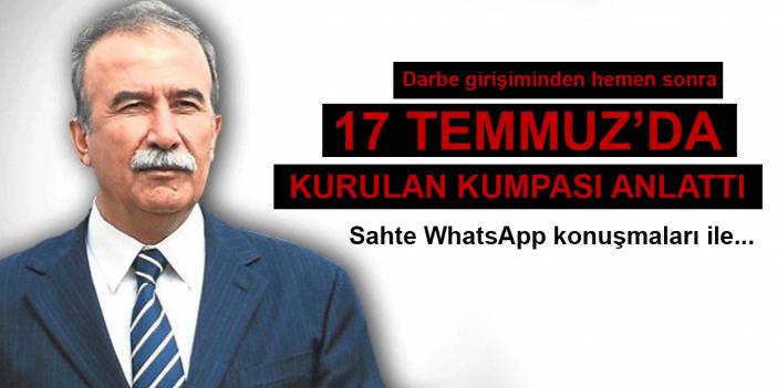 Hanefi Avcıdan çarpıcı iddia!