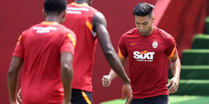 Falcao takımla birlikte çalıştı