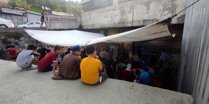 Kaçak kurban kesimi havadan görüntülendi