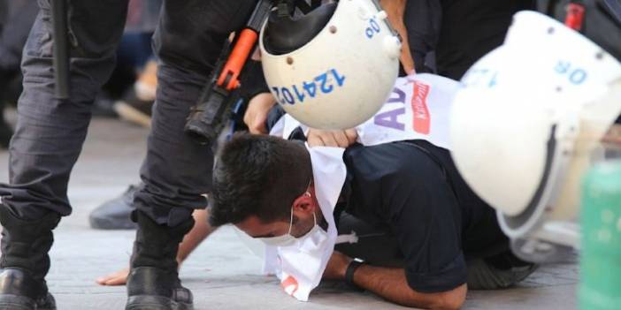 Suruç Katliamı anmasında polis müdahalesi