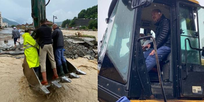 Soylu, Arhavi'de sel bölgesinde