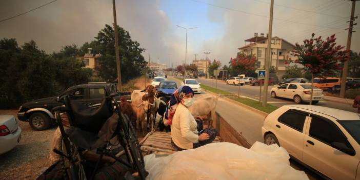 Manavgat yanıyor: 4 mahalle boşaltıldı, hastane tahliye edilidi