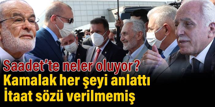 Saadet Partili Kamalak anlattı: Asiltürk'e itaat sözü verilmemiş