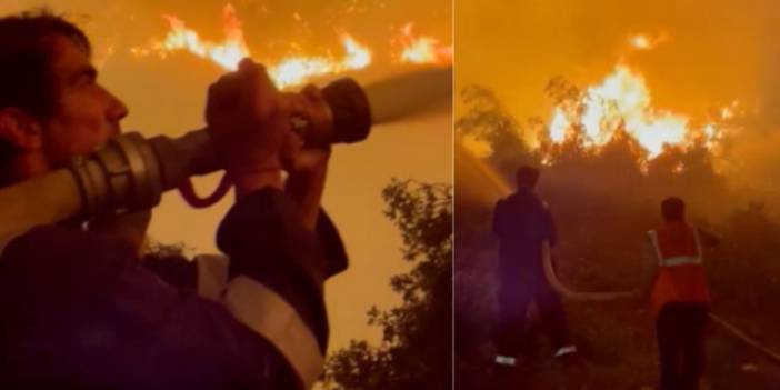 İbrahim Çelikkol'un yangına müdahale ettiği anlar gündem oldu