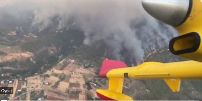 İspanya'nın Türkiye Büyükelçiliği paylaştı: Toplam 260 ton su atıldı