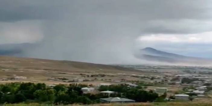 Van'da sel öncesi yağmur bulutu