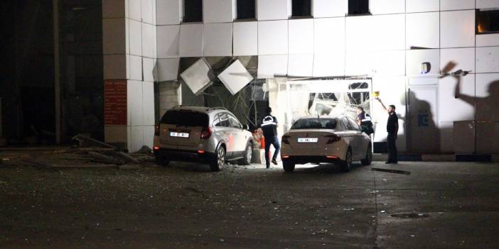 Akaryakıt istasyonu yazıhanesinde patlama: 1 yaralı