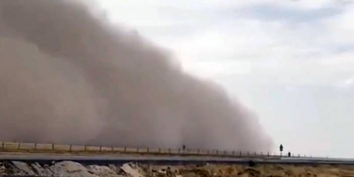 Mardin'de toz fırtınası