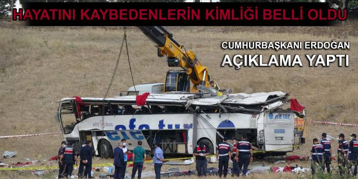 Balıkesir'de yolcu otobüsü devrildi: 15 kişi hayatını kaybetti