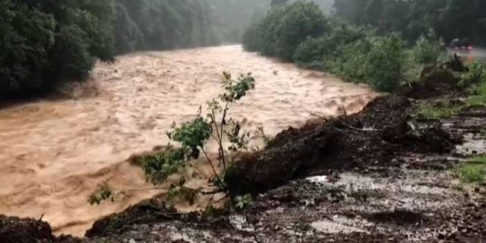 Rize'de yine sel