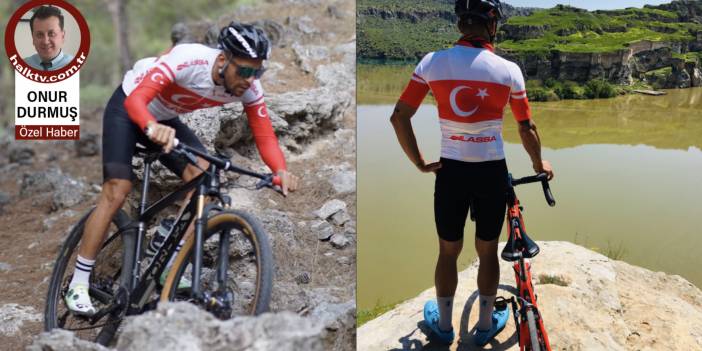 Emanet bisikletle Türkiye'yi temsil etti, zincir atınca 46. oldu!