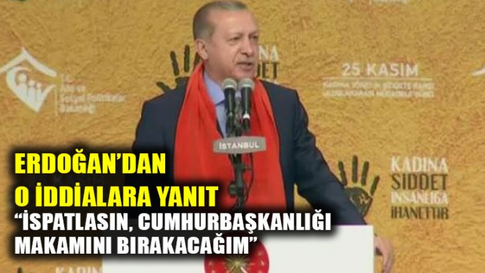 Erdoğan'dan Kılıçdaroğlu'na: İspat etsin Cumhurbaşkanlığını bırakacağım!