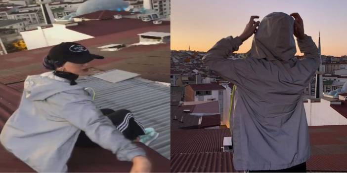 TikTok için video çekerken gelen ölüm kamerada