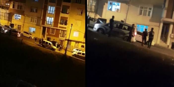 Sultangazi'de mahalleli kaçak göçmen bırakan kamyoneti kovaladı
