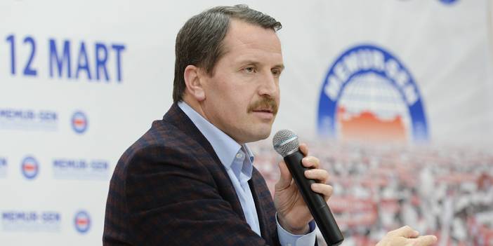 Memura damlayla, sendika başkanına kepçeyle