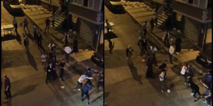 Mahalle ortasında meydan savaşı: Polis havaya ateş açtı