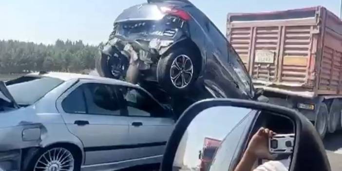 TEM'de zincirleme kaza