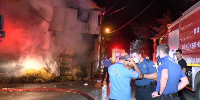 Bursa'da ormanın 6 farklı noktasında ve samanlıkta eş zamanlı yangın