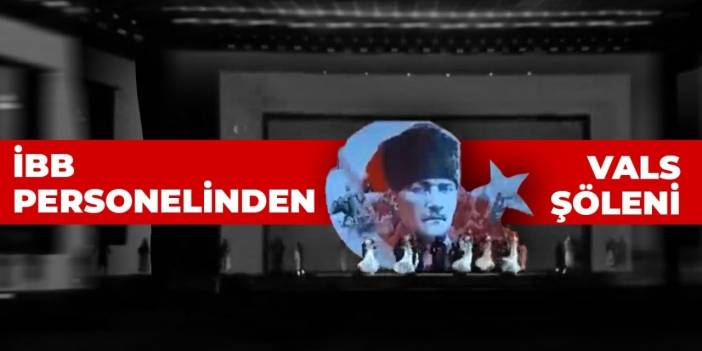 İBB personelinden vals şöleni