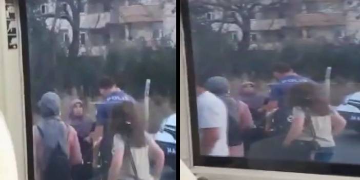 Maske karşıtı kadın İETT'de ortalığı birbirine kattı