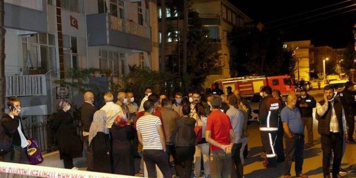 Ankara'da kolonunda çatlak oluşan bina tahliye edildi