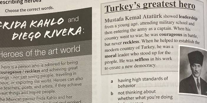 'Mustafa Kemal Atatürk'ün olduğu sayfaları yırtın'