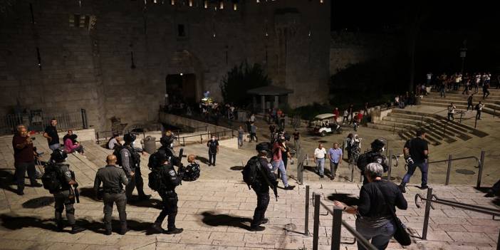 İsrail polisinden Filistinli göstericilere müdahale: 4 yaralı