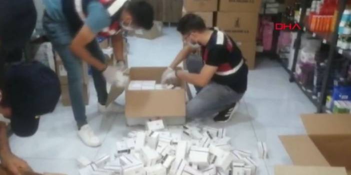 Piyasa değeri 1 milyon 610 bin liralık kaçak ilaç ele geçirildi