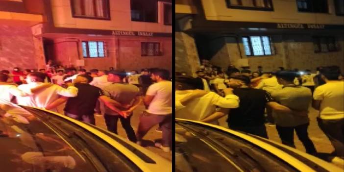 Sultangazi'de yanlış yerleştirilen havai fişekler üzerlerinde patladı